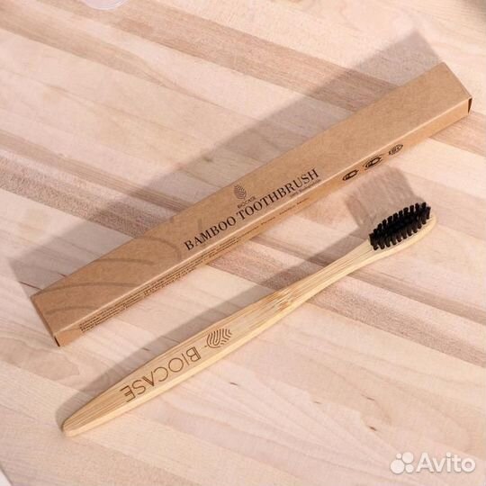 Бамбуковая зубная щётка Biocase, для взрослых
