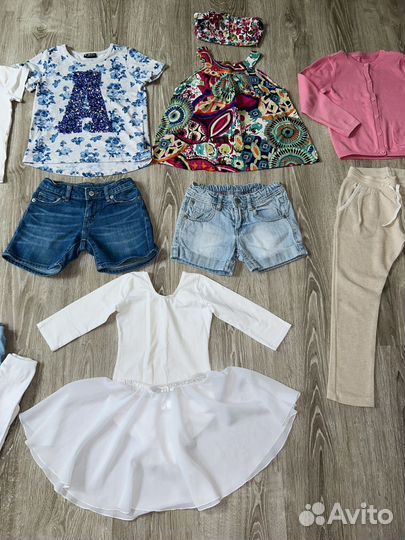 Одежда для девочки пакетом 110 116