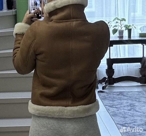 Дублёнка авиатор