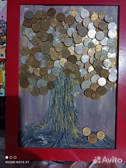 Денежное дерево картина