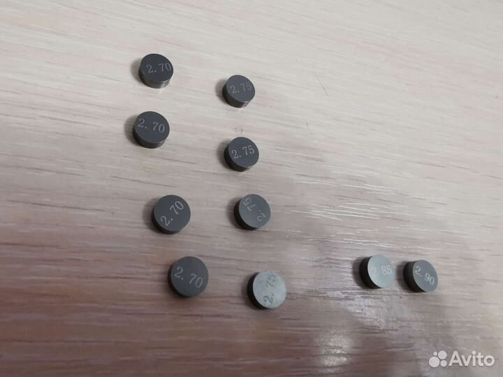 Регулировочные шайбы клапанов 7.48 мм комплект