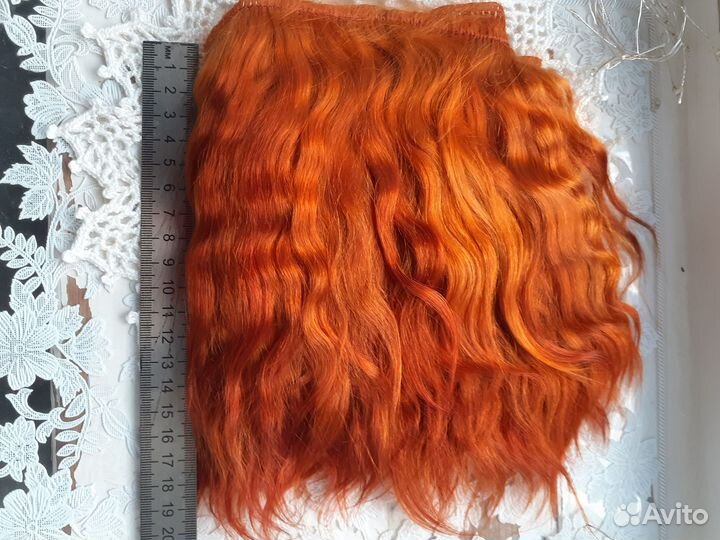 Натуральный тресс для кукол