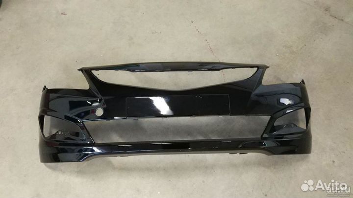 Бампер передний Хендай Солярис в цвет