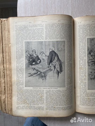 Журнал Нива 1900г (полностью)