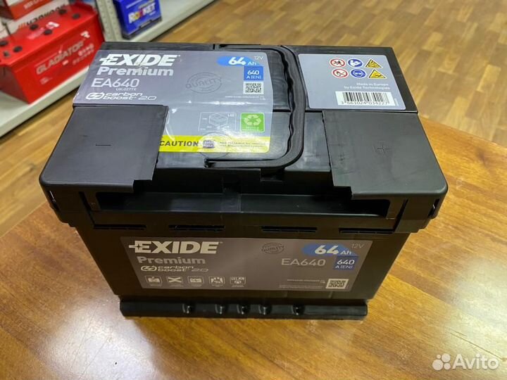 Аккумулятор Exide 64 Ач Оригинал на Гольф Поло