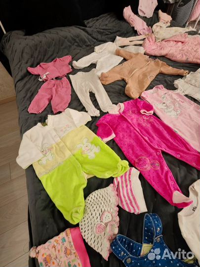 Вещи пакетом на девочку 62-68