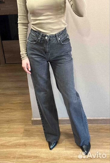 Джинсы lime 36 серые