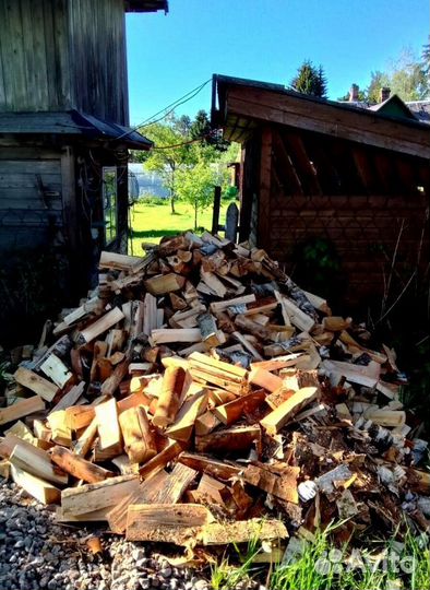 Дрова колотые Береза