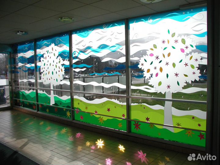 Печать баннера, печать пленок, наклеек