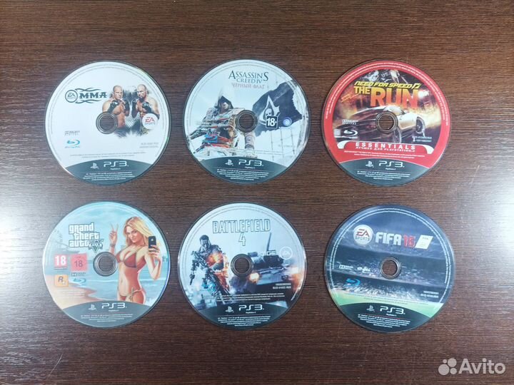 Диски на ps 3 без коробок