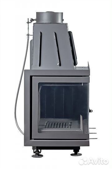 Камин Экокамин Альфа 700 R два стекла правая