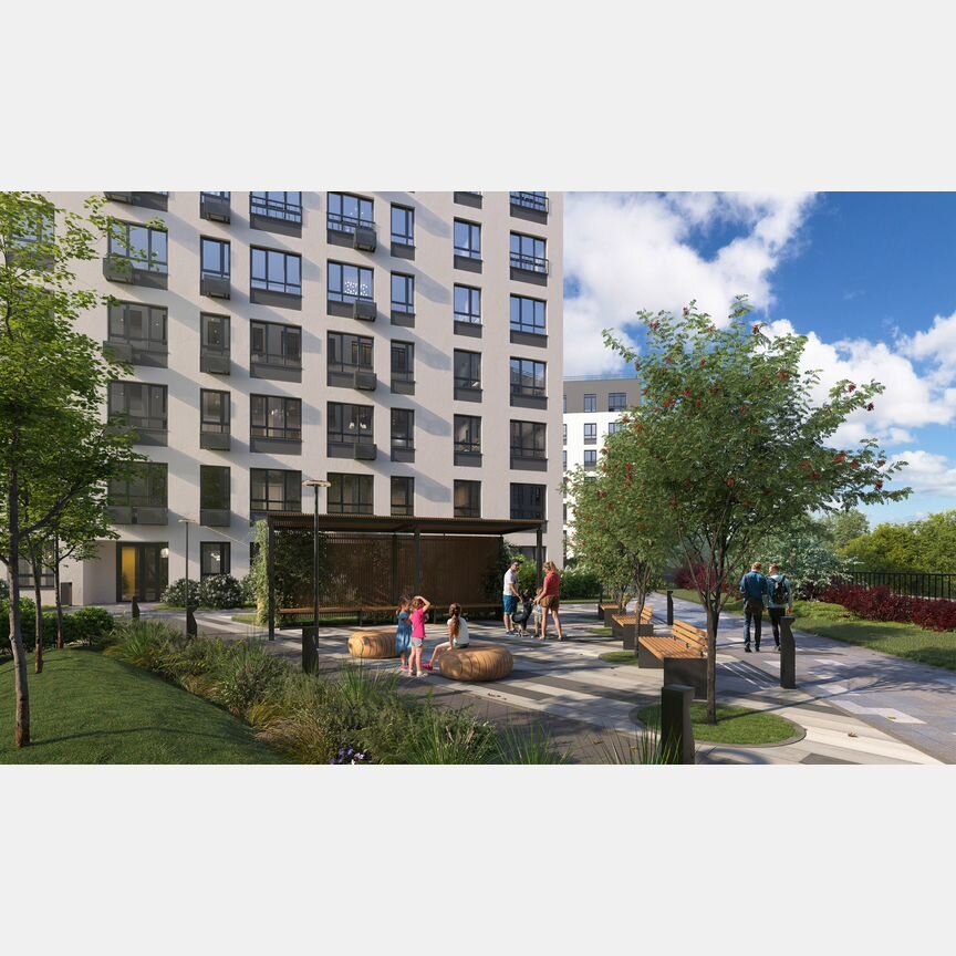 1-к. квартира, 35,7 м², 8/9 эт.