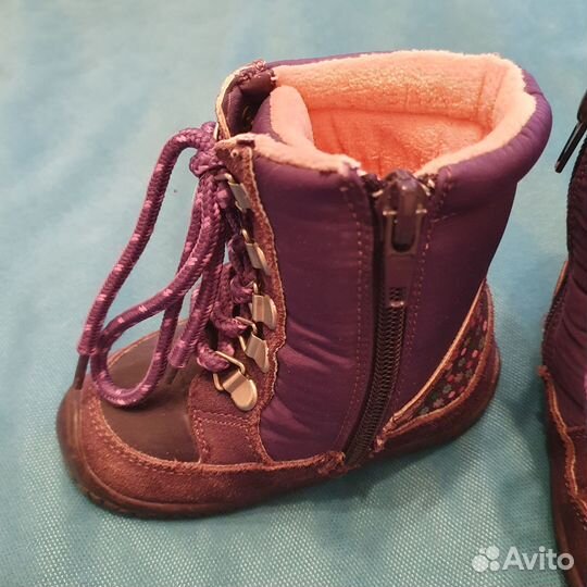 Ботинки демисезонные для девочки 21 размер