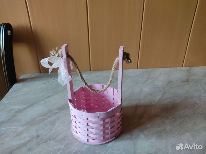 Корзина плетёная для цветов