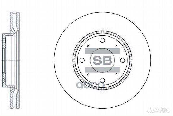 Диск тормозной KIA cerato (LD) 1.5-2.0 04- пере