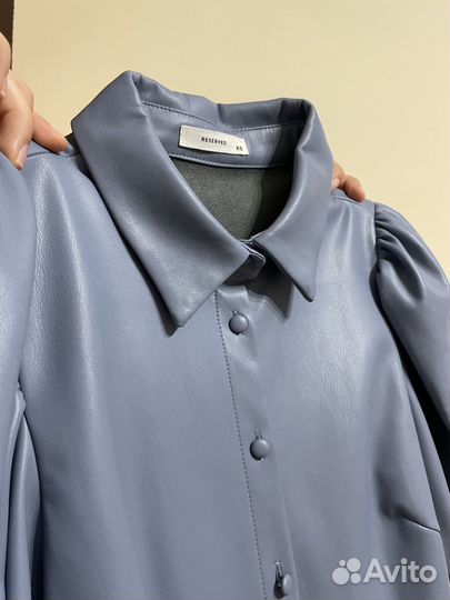 Платье из экокожи, размер 42