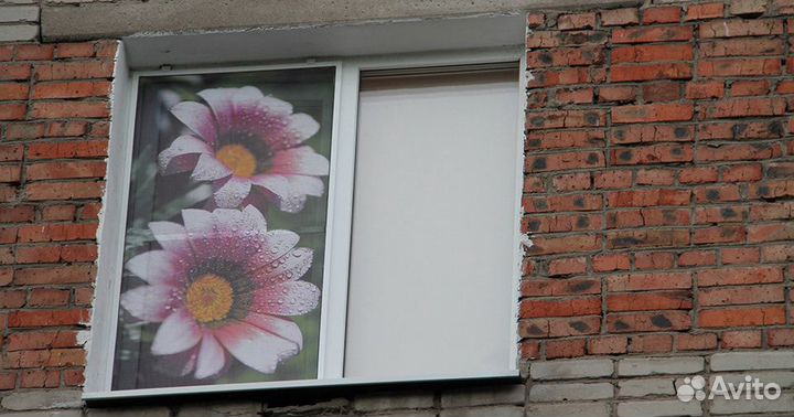 Москитная сетка с рисунком