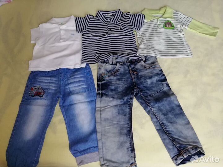 Пакет вещей для мальчика 74-86 размер