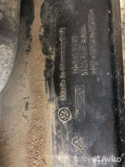 Volkswagen tiguan юбка заднего бампера