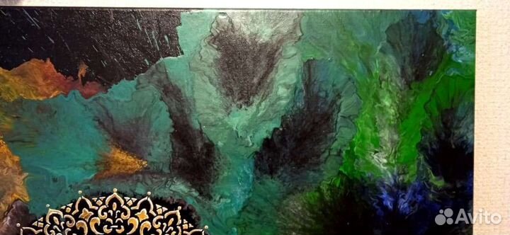 Картина акрилом на холсте