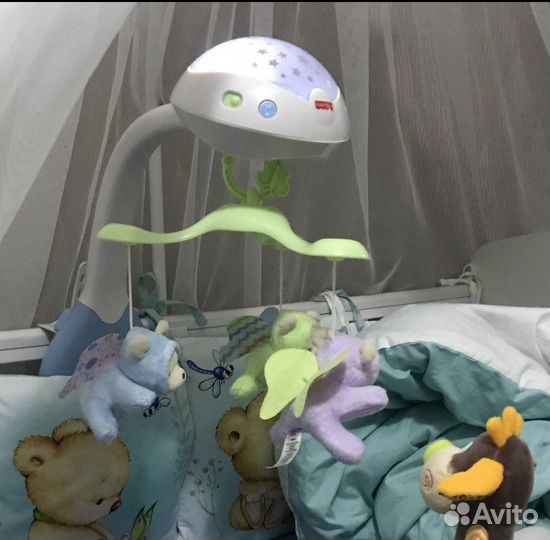 Мобиль в кроватку с проектором