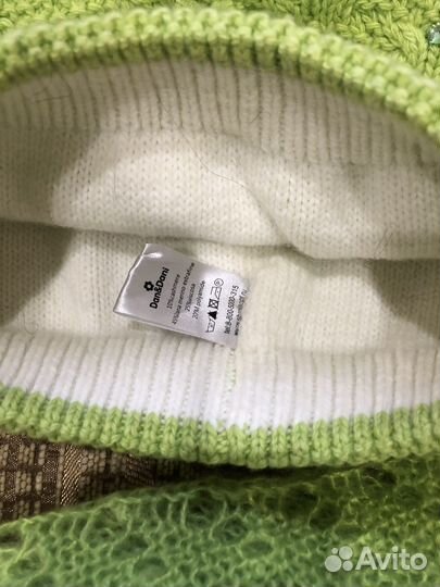 Комплект шапка и палантины