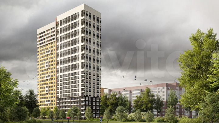 2-к. квартира, 64,6 м², 7/25 эт.