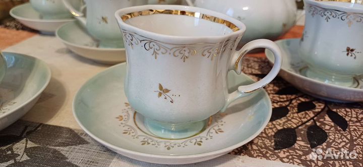 Сервиз кофейный времен СССР. Южноуральский завод
