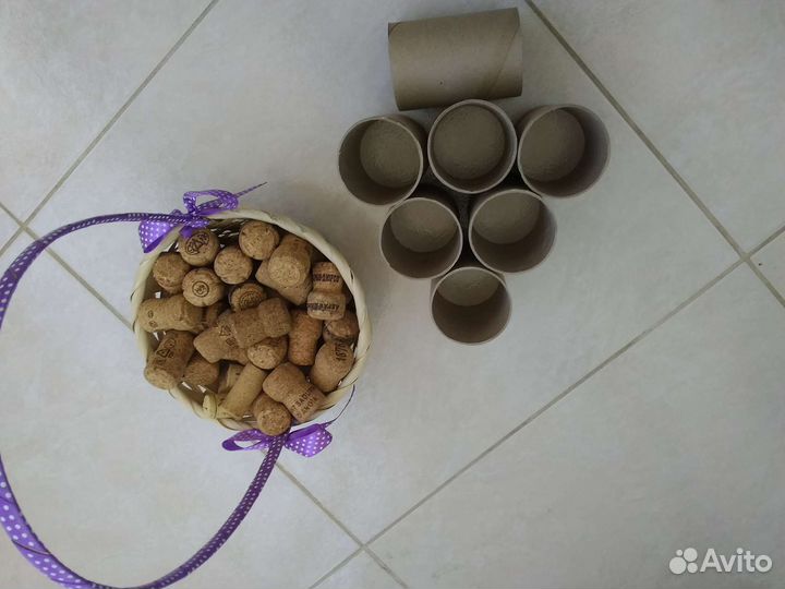 Втулки картонные для поделок