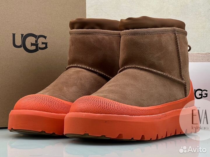 Женские и Мужские Ugg Classic Mini Hybrid Orange