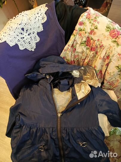Детские вещи пакетом на девочку 110