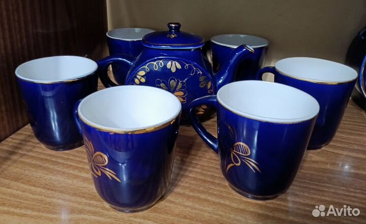 Чайный сервиз СССР гжель
