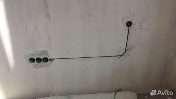 Электрик Перенос розеток. Штробление стен