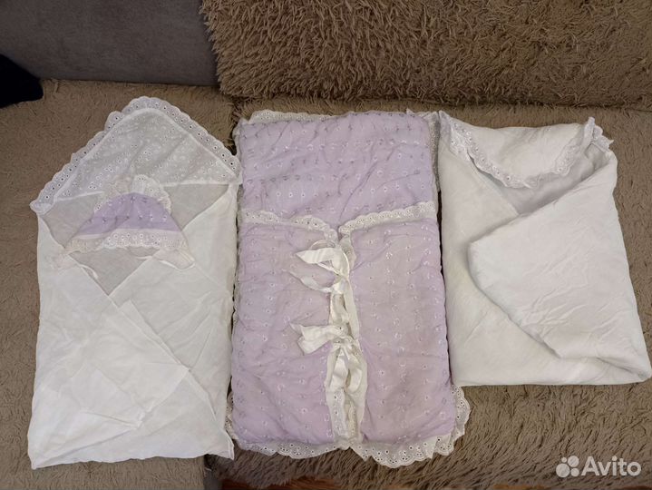 Конверт на выписку для девочки весна