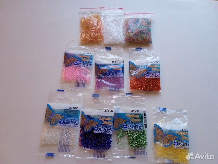 Бисер 5 гр и 20 гр