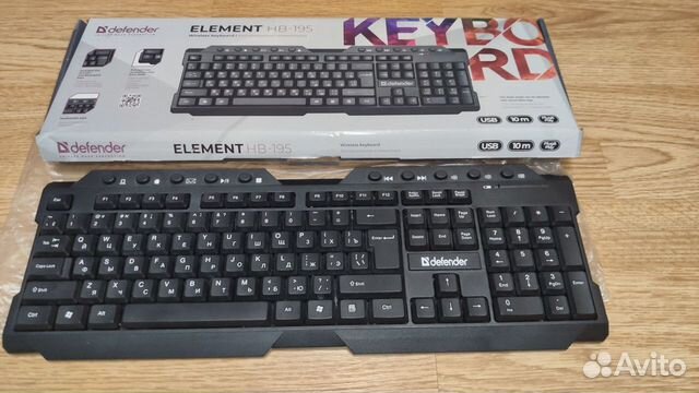 Клавиатура беспроводная Defender Element HB-195 объявление продам