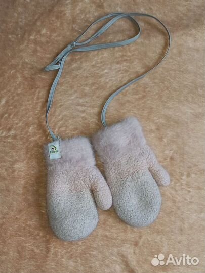 Варежки зимние на 2-3 года