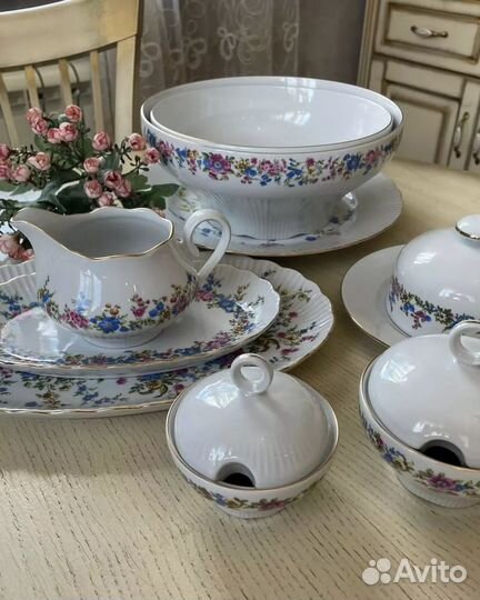 Столовый сервиз гдр jlmenau