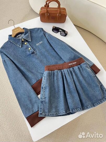 Костюм джинсовый miu miu