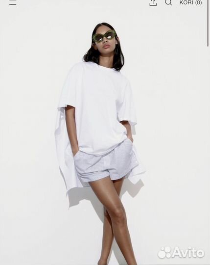 Рубашка футболка Zara новая S