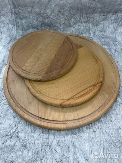 Доска деревянная для пиццы бук