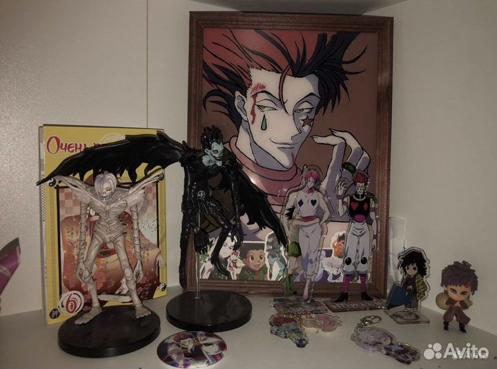 Аниме набор(хантер, наруто, тетрадь смерти, крд