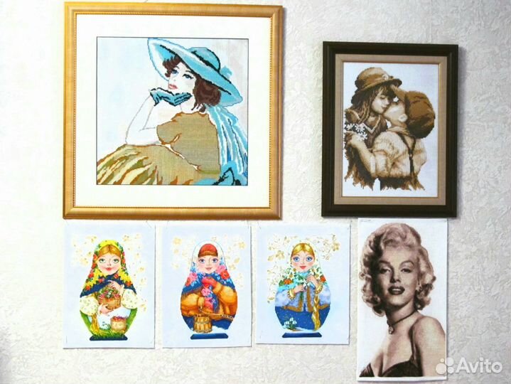 Матрешка вышивка крестом