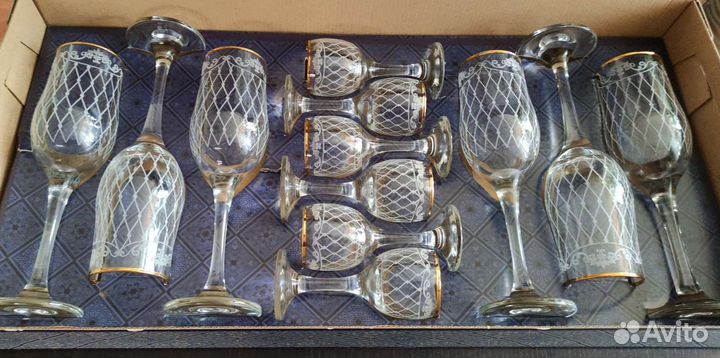 Гусь хрустальный бокалы