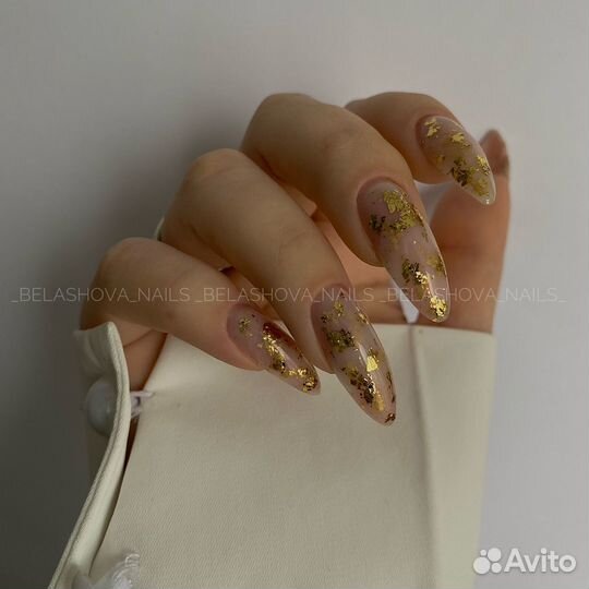 Маникюр покрытие гель-лак, наращивание ногтей