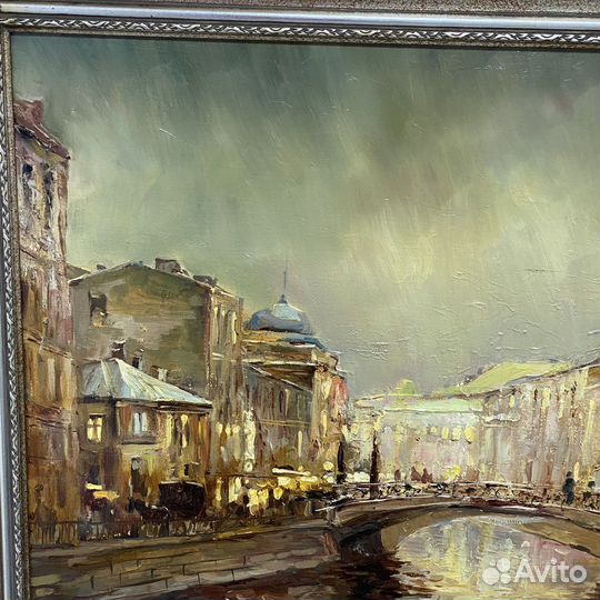 Картина маслом А. Рычков, 