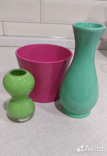 Кашпо для цветов Вазочки керамика