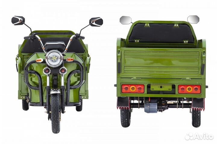 Грузовой электротрицикл Rutrike Вояж-П2 1250 60V