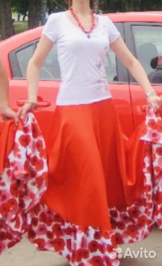 Юбка для фламенко