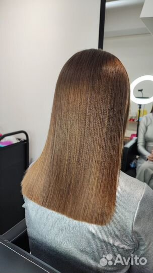 Кератиновое выпрямление, ботокс волос